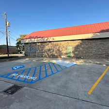 Parking-lot-pressure-washing-and-striping-in-Galveston-TX 3