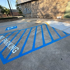 Parking-lot-pressure-washing-and-striping-in-Galveston-TX 1